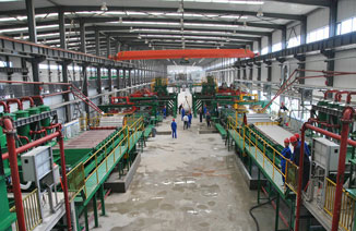 How does the calcium silicate board production line help the