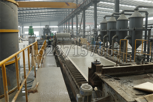 Cement fiber pressure board equipment