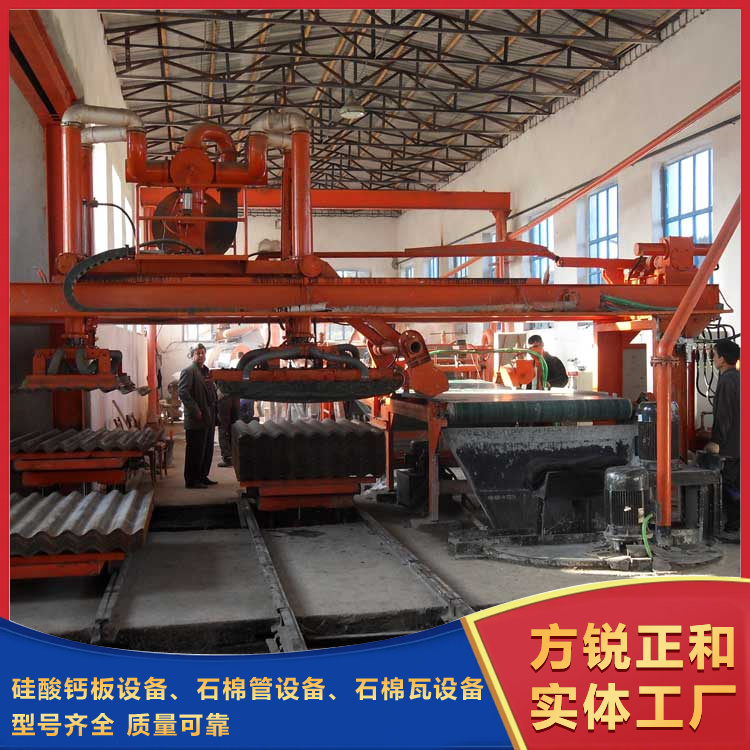 Automated asbestos tile equipment